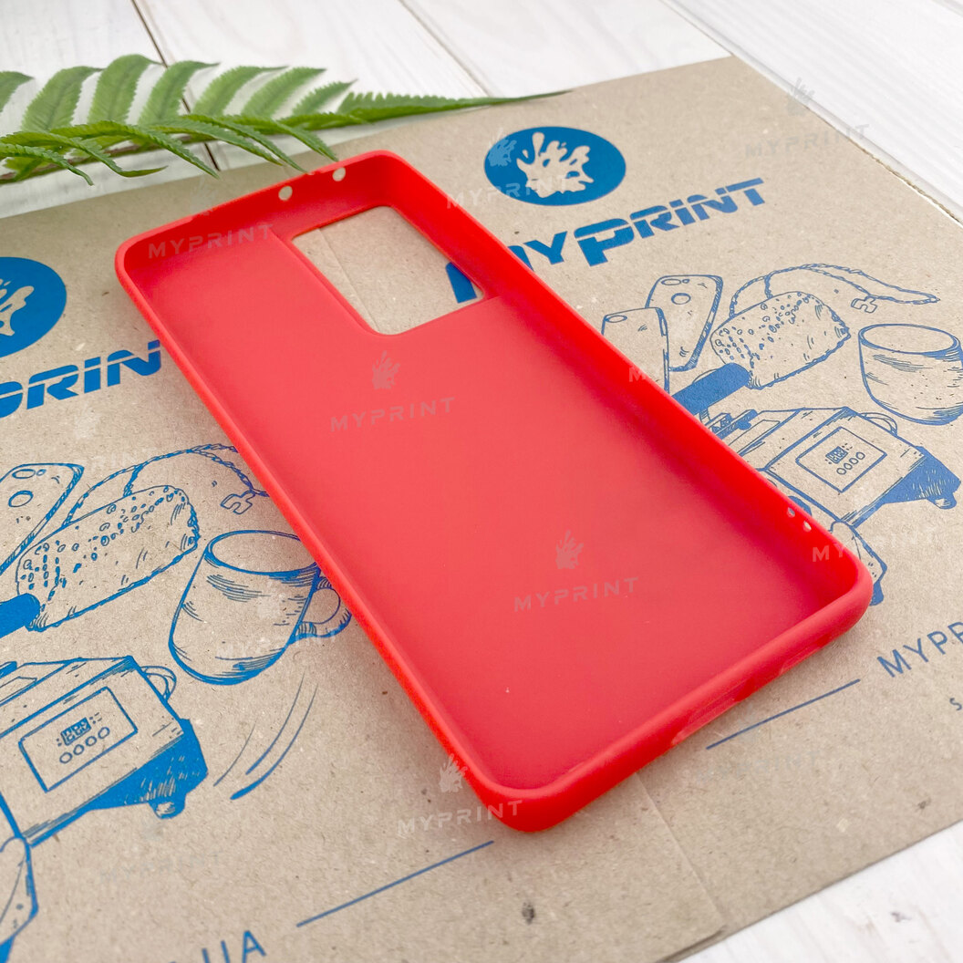 Чохол силіконовий для Samsung S21 Ultra червоний (7446) - фото 3 Чохол силіконовий для Samsung S21 Ultra червоний (7446) - фото 3 - Чохли для УФ друку
