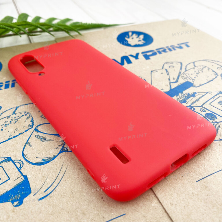 Чехол силиконовый для Xiaomi MI9 Lite / MI CC9 красный (7456)  Чехол силиконовый для Xiaomi MI9 Lite / MI CC9 красный (7456)