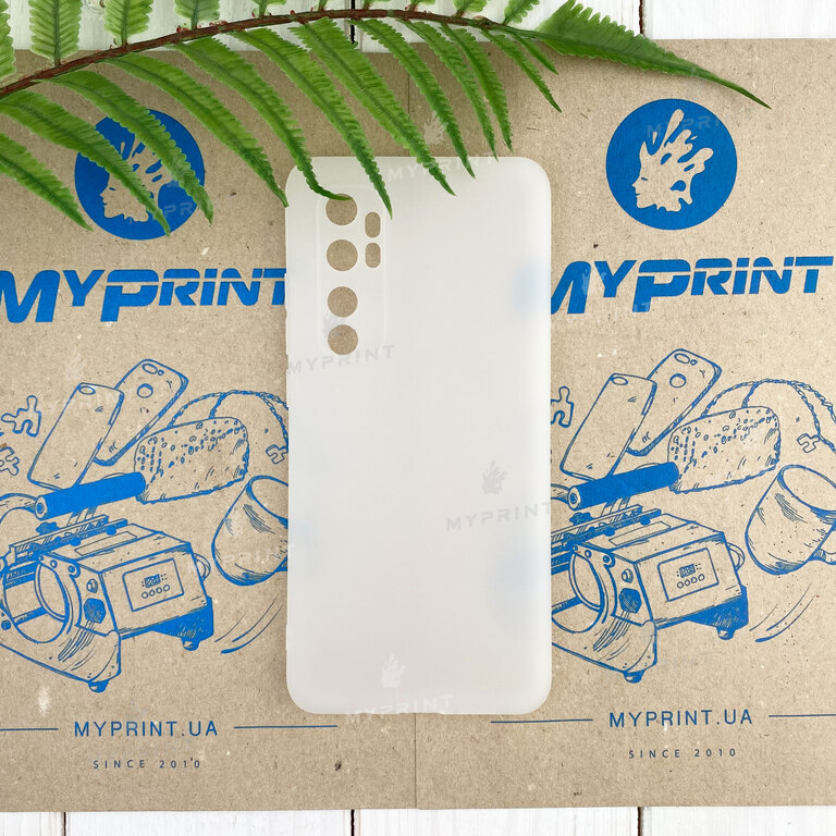 Чохол силіконовий для Xiaomi Mi Note 10 Lite білий (7431) 