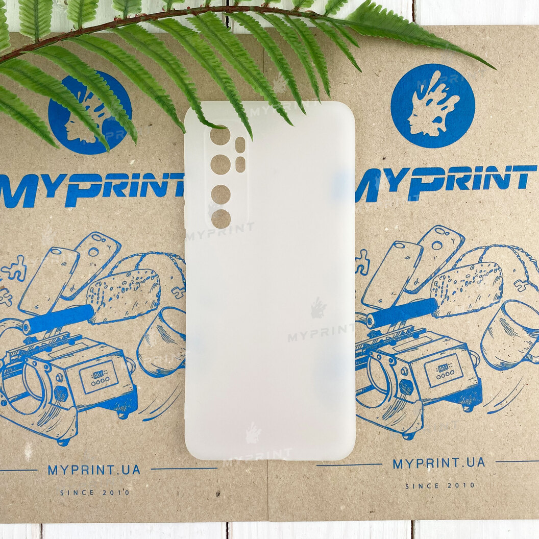 Чохол силіконовий для Xiaomi Mi Note 10 Lite білий (7431) - фото 1 - Чохли для УФ друку