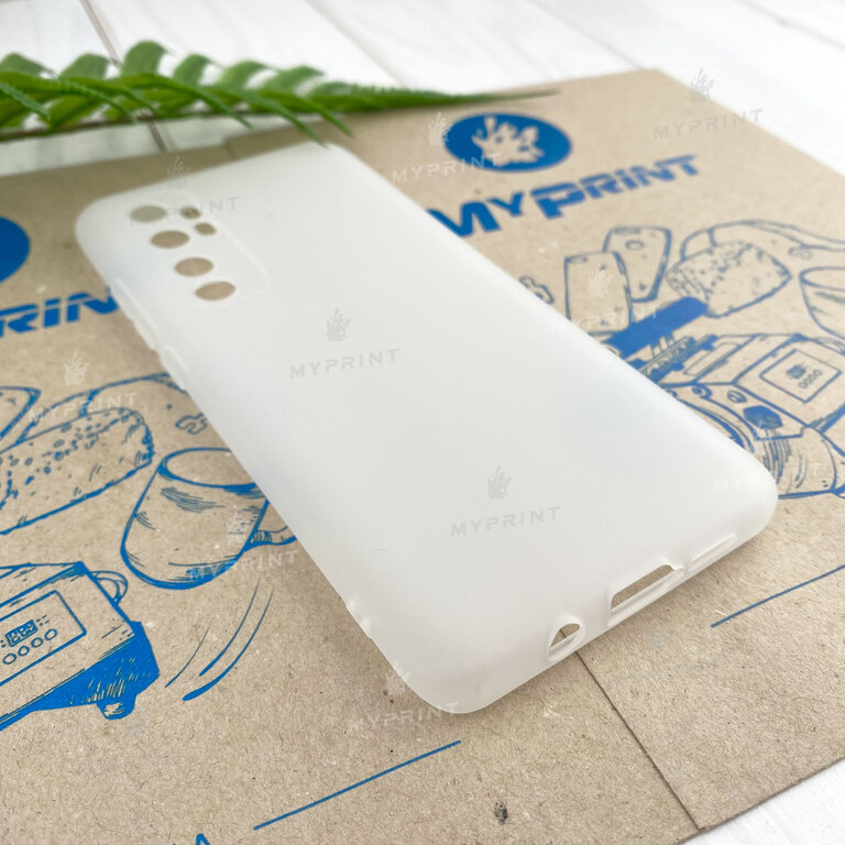 Чохол силіконовий для Xiaomi Mi Note 10 Lite білий (7431) 