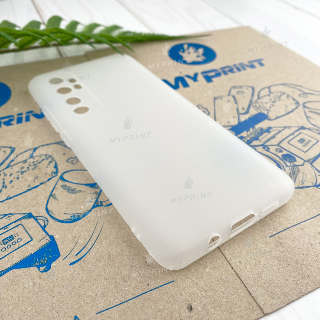 Чохол силіконовий для Xiaomi Mi Note 10 Lite білий (7431) - фото 2 - Чохли для УФ друку