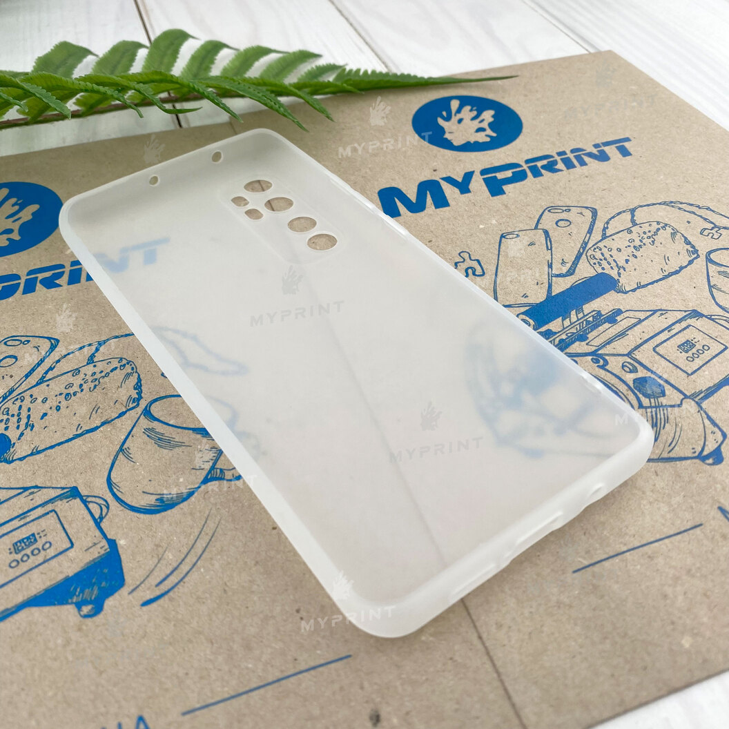 Чохол силіконовий для Xiaomi Mi Note 10 Lite білий (7431) - фото 3 - Чохли для УФ друку