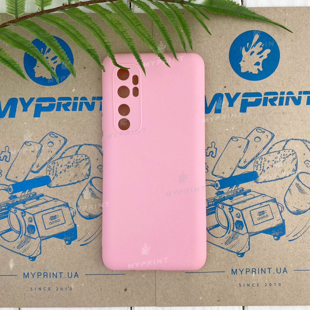 Чохол силіконовий для Xiaomi Mi Note 10 Lite рожевий (7433) - фото 1 - Чохли для УФ друку