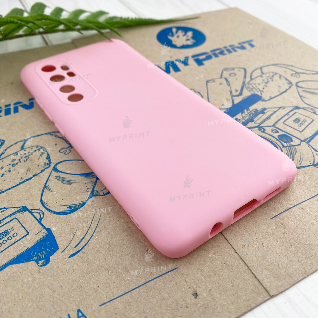 Чохол силіконовий для Xiaomi Mi Note 10 Lite рожевий (7433) - фото 2 - Чохли для УФ друку