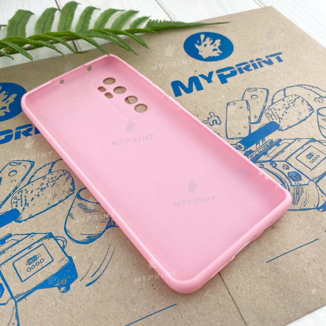 Чохол силіконовий для Xiaomi Mi Note 10 Lite рожевий (7433) - фото 3 - Чохли для УФ друку