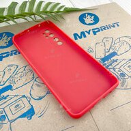 Чехол силиконовый для Xiaomi Mi Note 10 Lite красный (7434) - фото 3 Чехол силиконовый для Xiaomi Mi Note 10 Lite красный (7434) - фото 3 - Чехлы для УФ печати