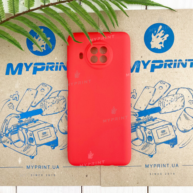 Чехол силиконовый для Xiaomi MI 10T Lite красный (7428) 