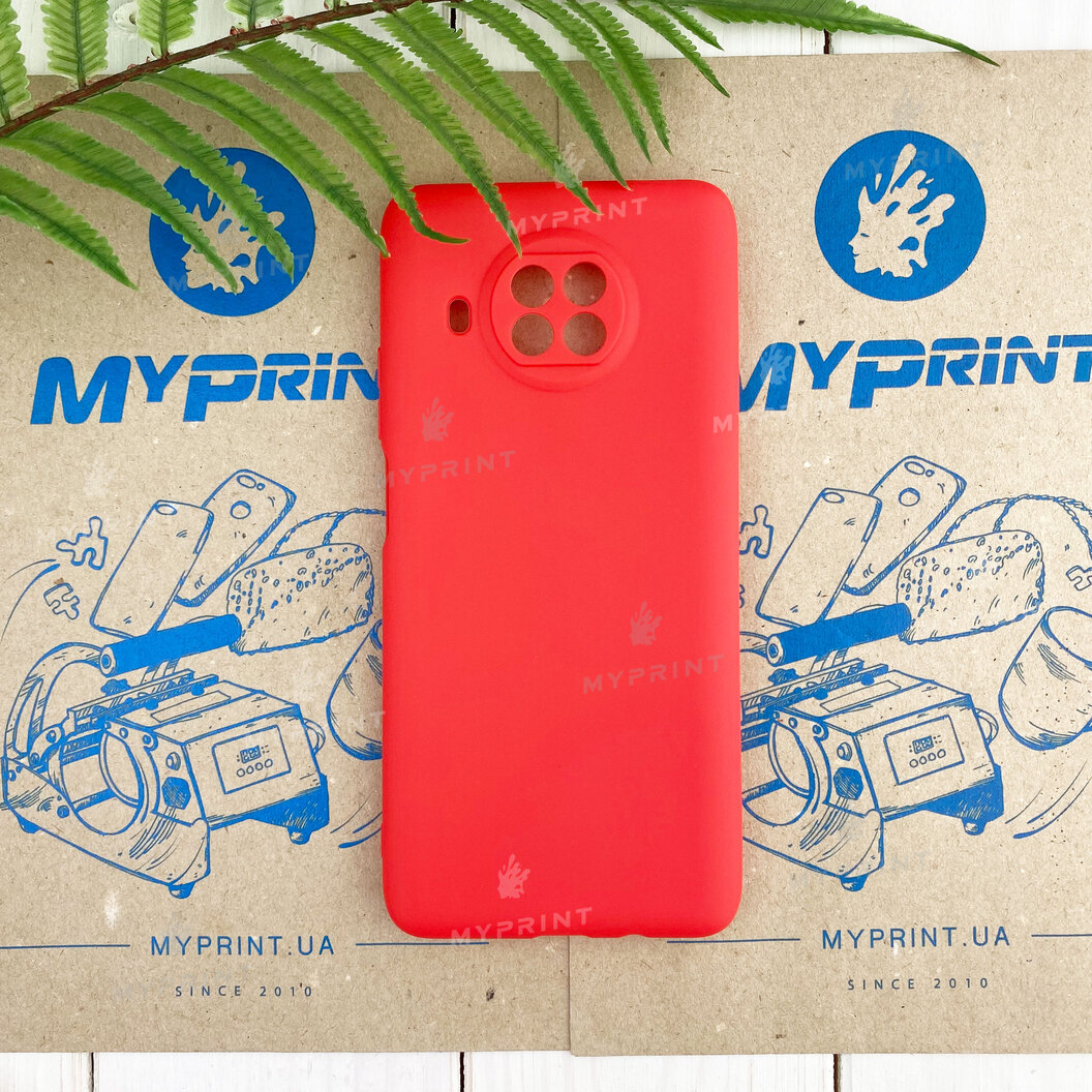 Чохол силіконовий для Xiaomi MI 10T Lite червоний (7428) - фото 1 - Чохли для УФ друку