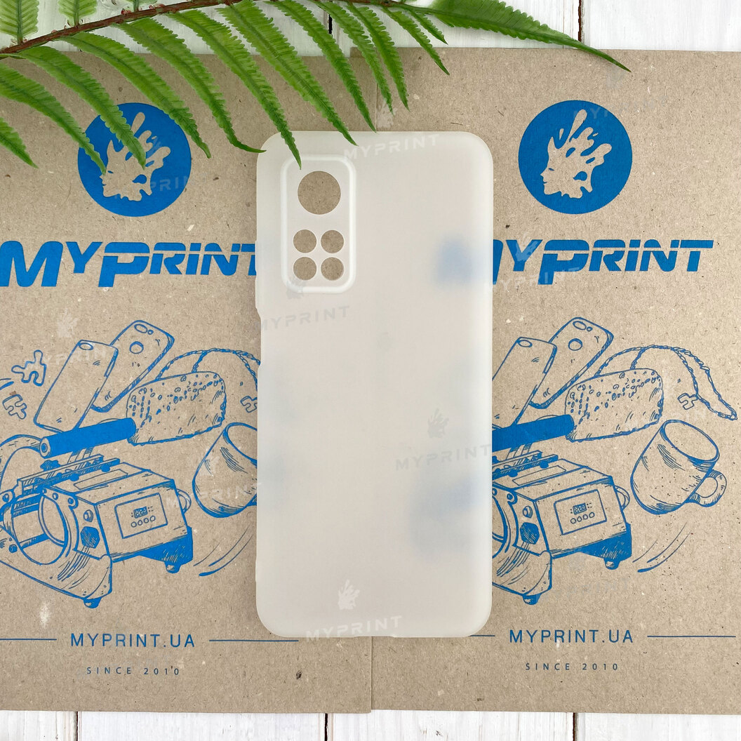 Silicone cover for Xiaomi MI 10T / MI 10T Pro white (7424) - фото 1 Silicone cover for Xiaomi MI 10T / MI 10T Pro white (7424) - фото 1 - Covers for UV printing