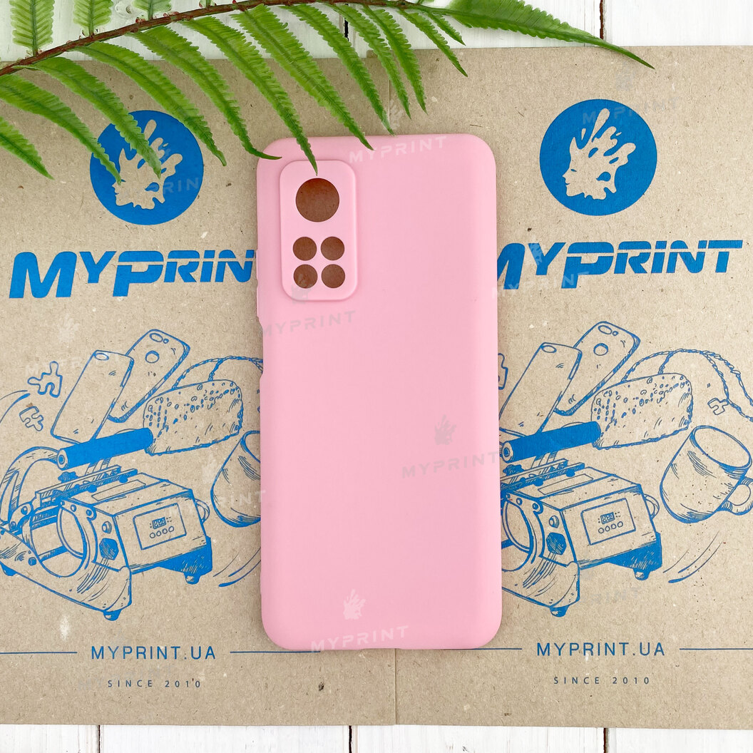 Чохол силіконовий для Xiaomi MI 10T / MI 10T Pro рожевий (7425) - фото 1 Чохол силіконовий для Xiaomi MI 10T / MI 10T Pro рожевий (7425) - фото 1 - Чохли для УФ друку