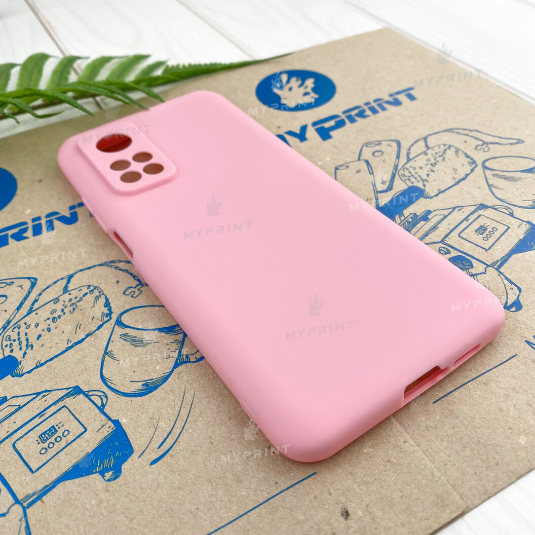 Чохол силіконовий для Xiaomi MI 10T / MI 10T Pro рожевий (7425) - фото 2 Чохол силіконовий для Xiaomi MI 10T / MI 10T Pro рожевий (7425) - фото 2 - Чохли для УФ друку