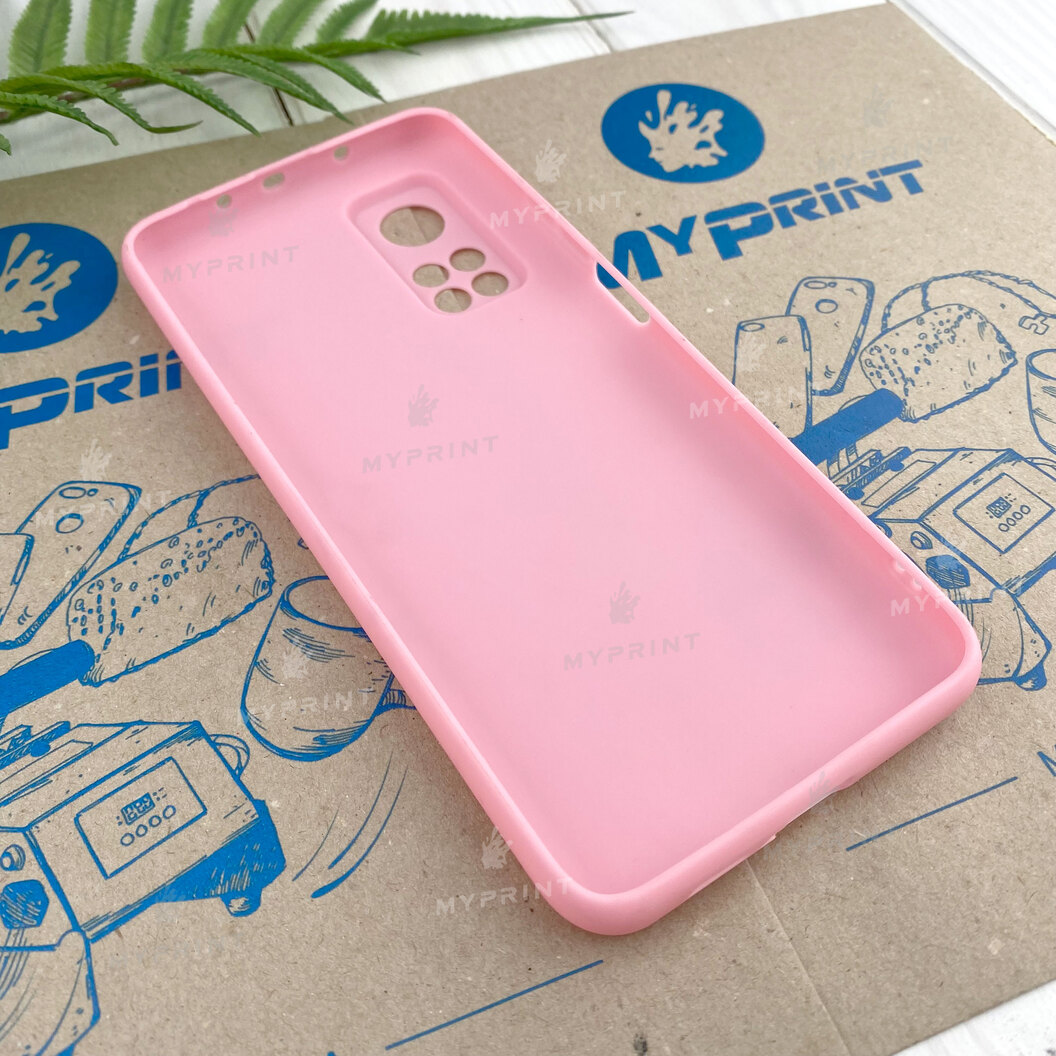 Чохол силіконовий для Xiaomi MI 10T / MI 10T Pro рожевий (7425) - фото 3 Чохол силіконовий для Xiaomi MI 10T / MI 10T Pro рожевий (7425) - фото 3 - Чохли для УФ друку