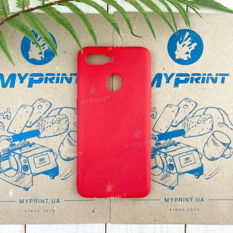 Чохол силіконовий для Oppo A5s/A12 червоний (7808) 