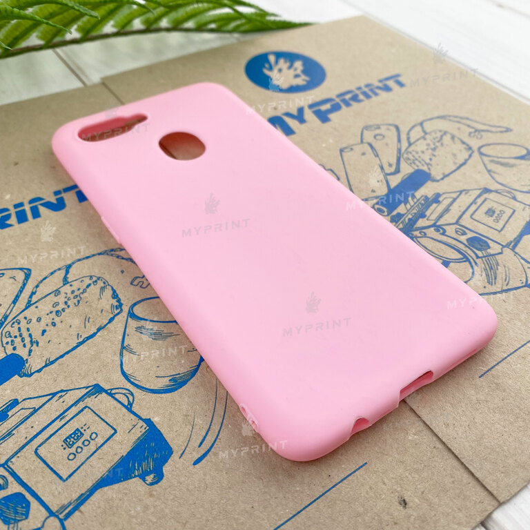 Чохол силіконовий для Oppo A5s/A12 рожевий (7807) 