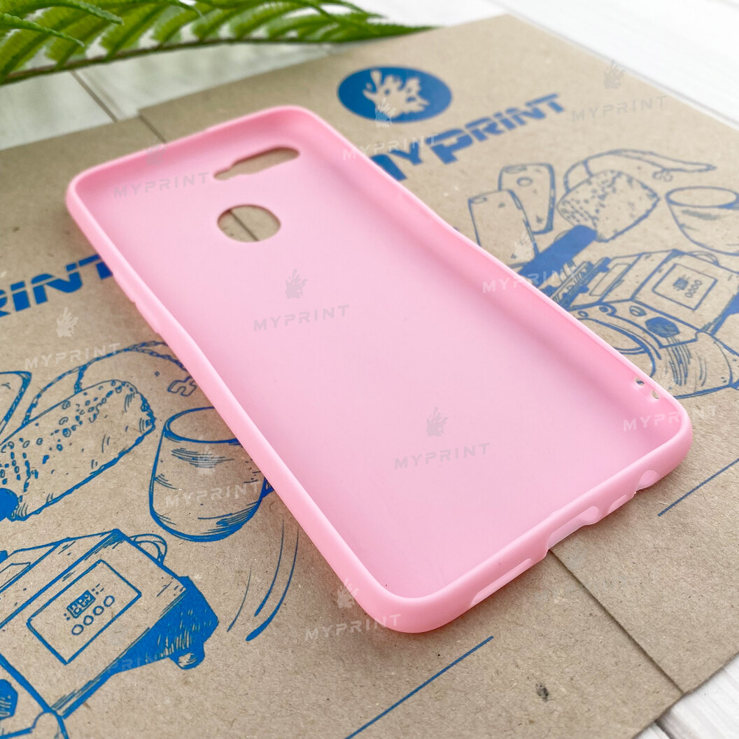 Чохол силіконовий для Oppo A5s/A12 рожевий (7807) - фото 3 - Чохли для УФ друку