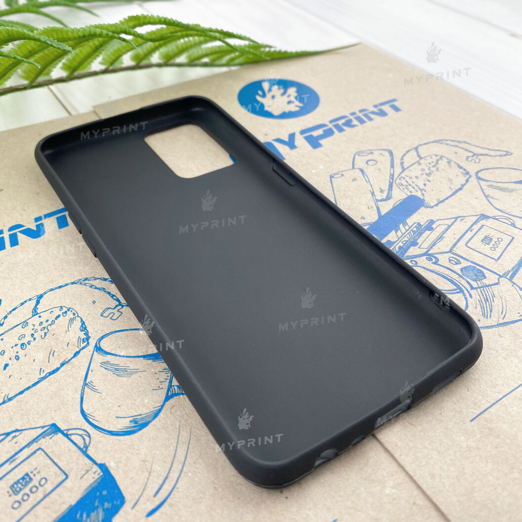 Чохол силіконовий для Oppo A74 4G чорний (7804) - фото 3 - Чохли для УФ друку