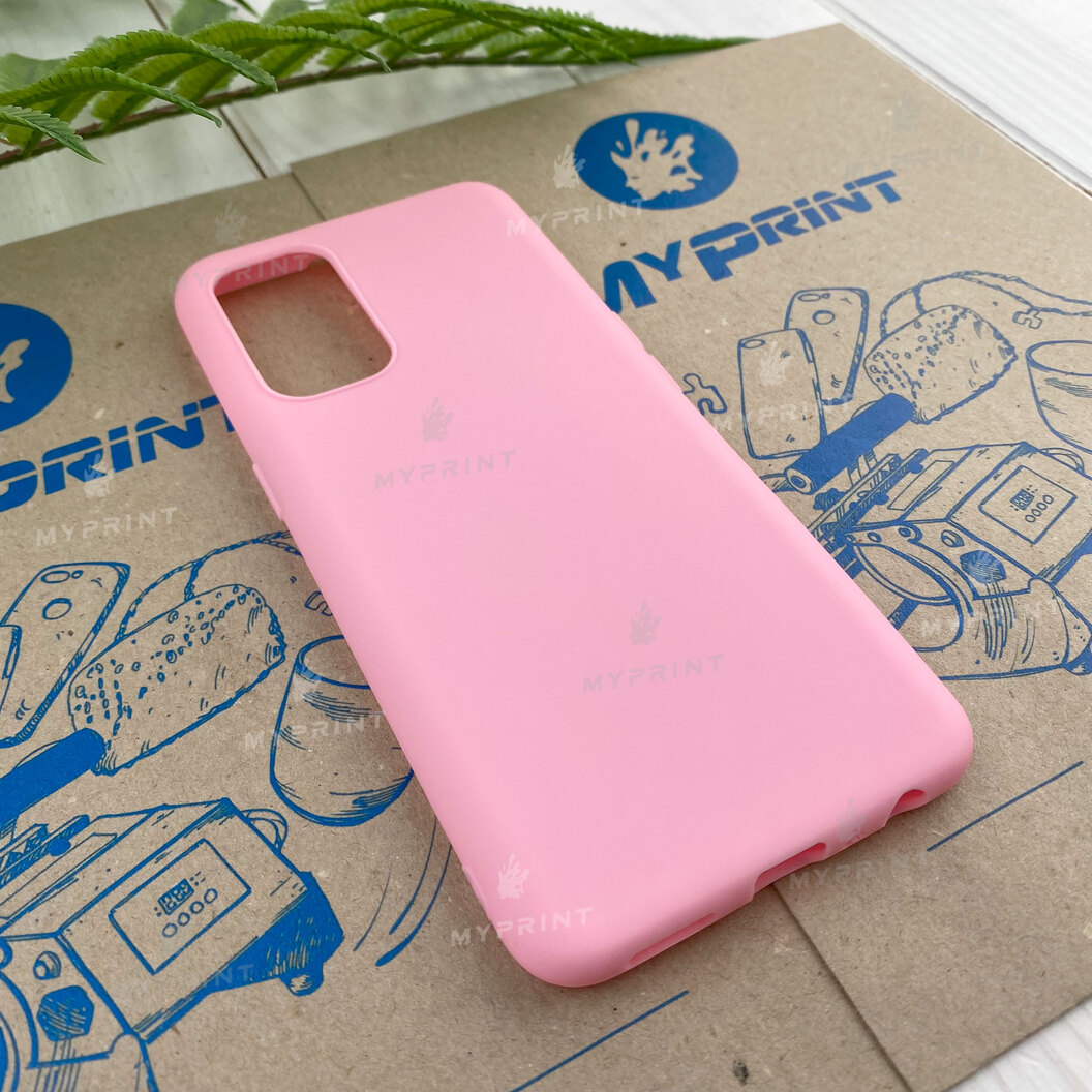 Чохол силіконовий для Oppo Reno 5 4G рожевий (7801) - фото 2 - Чохли для УФ друку