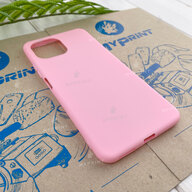 Silicone cover for Xiaomi MI 11 Lite pink (7791) - фото 2 Silicone cover for Xiaomi MI 11 Lite pink (7791) - фото 2 - Covers for UV printing