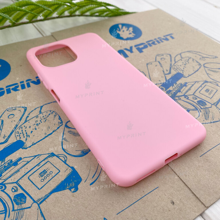 Чехол силиконовый для Xiaomi MI 11 Lite розовый (7791)  Чехол силиконовый для Xiaomi MI 11 Lite розовый (7791)