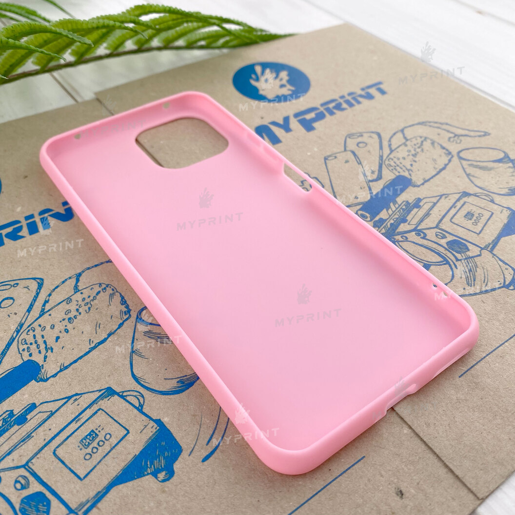 Silicone cover for Xiaomi MI 11 Lite pink (7791) - фото 3 Silicone cover for Xiaomi MI 11 Lite pink (7791) - фото 3 - Covers for UV printing