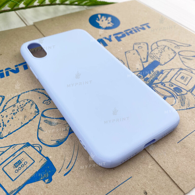 Silicone case for iPhone X blue (7823)  Silicone case for iPhone X blue (7823)