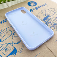 Чохол силіконовий для iPhone X блакитний (7823) - фото 3 Чохол силіконовий для iPhone X блакитний (7823) - фото 3 - Чохли для УФ друку