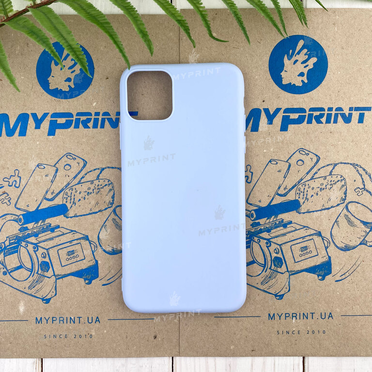 Чохол силіконовий для iPhone 11 Pro Max блакитний (7821)  Чохол силіконовий для iPhone 11 Pro Max блакитний (7821)