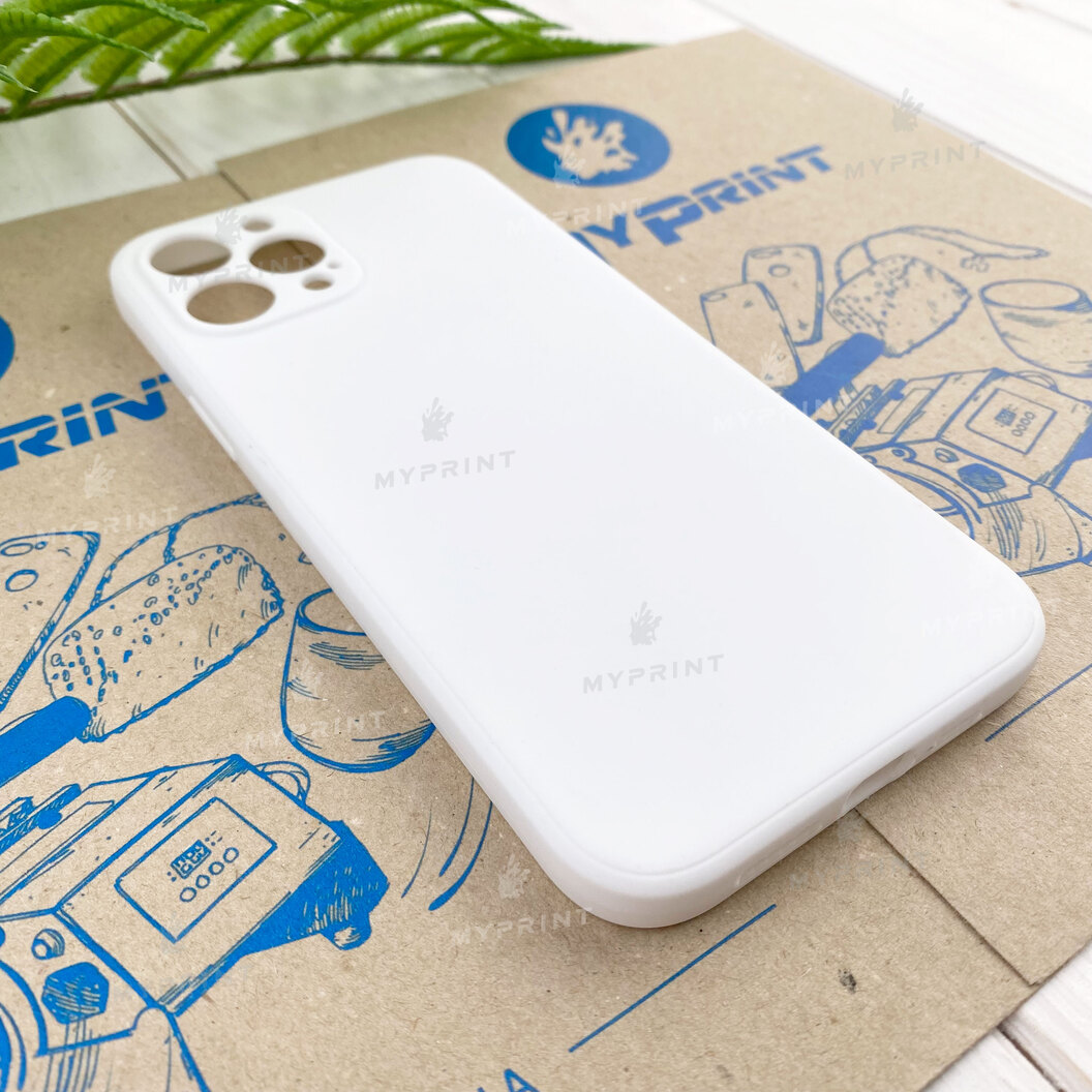 Чохол силіконовий для iPhone 12 Pro Max білий (7819) - фото 2 - Чохли для УФ друку