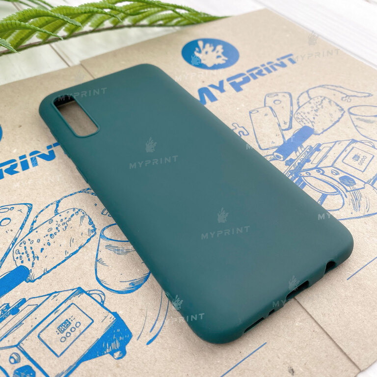 Чохол силіконовий для Samsung A50 / A50s / A30s зелений (7811) 
