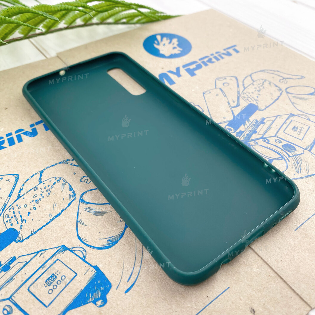 Чохол силіконовий для Samsung A50 / A50s / A30s зелений (7811) - фото 3 Чохол силіконовий для Samsung A50 / A50s / A30s зелений (7811) - фото 3 - Чохли для УФ друку