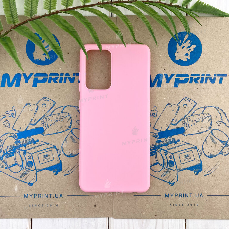 Чохол силіконовий для Samsung A52 4G / 5G рожевий (7787) 