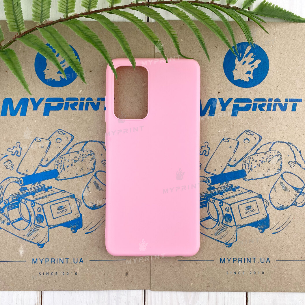 Чохол силіконовий для Samsung A52 4G / 5G рожевий (7787) - фото 1 Чохол силіконовий для Samsung A52 4G / 5G рожевий (7787) - фото 1 - Чохли для УФ друку