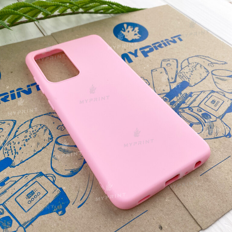 Чохол силіконовий для Samsung A52 4G / 5G рожевий (7787) 