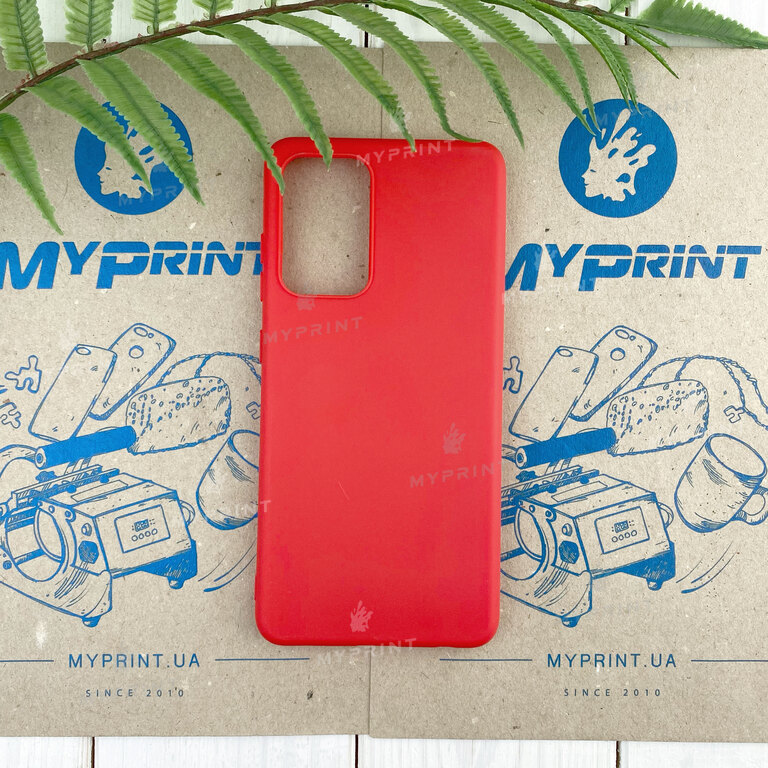 Чохол силіконовий для Samsung A52 4G / 5G червоний (7788) 