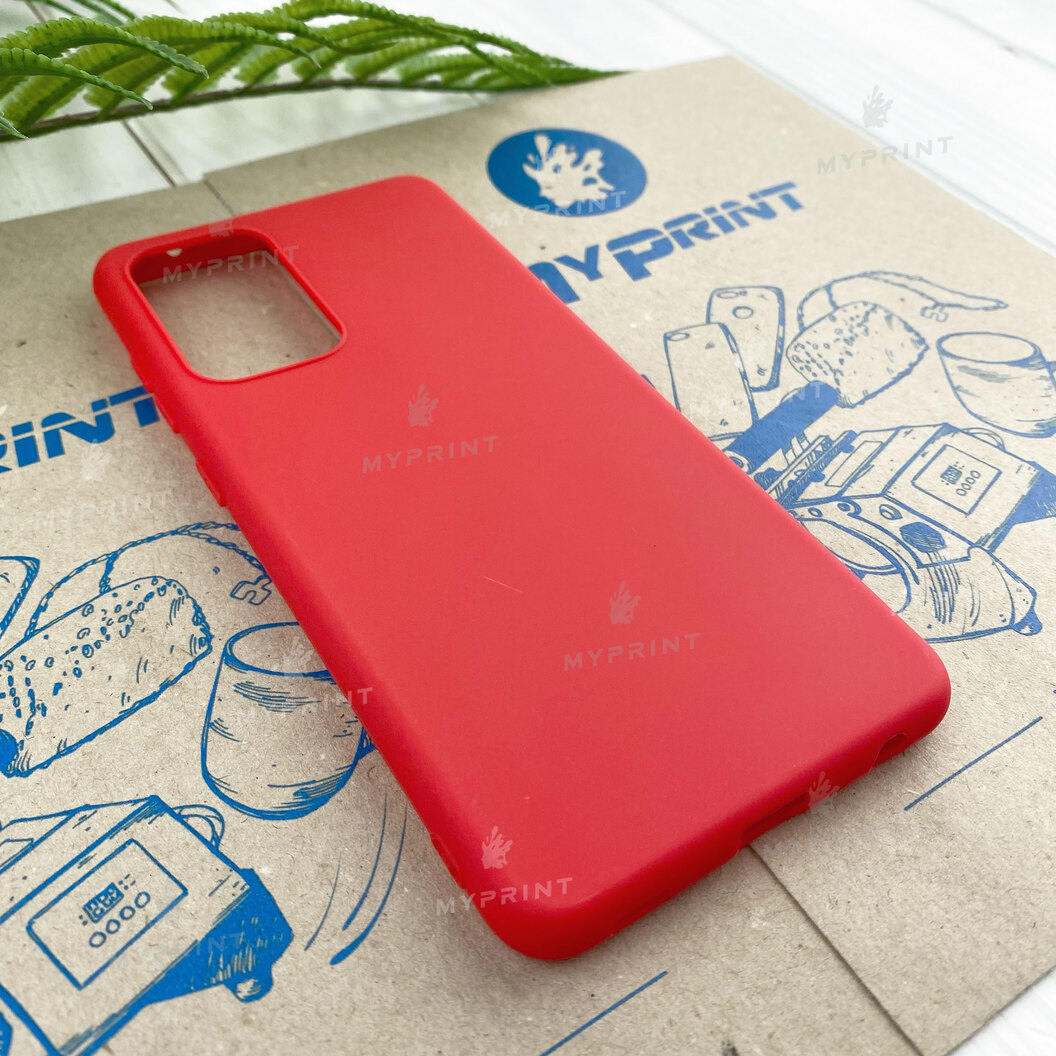 Чохол силіконовий для Samsung A52 4G / 5G червоний (7788) - фото 2 Чохол силіконовий для Samsung A52 4G / 5G червоний (7788) - фото 2 - Чохли для УФ друку