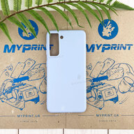 Чохол силіконовий для Samsung S21 блакитний (7813) - фото 1 - Чохли для УФ друку
