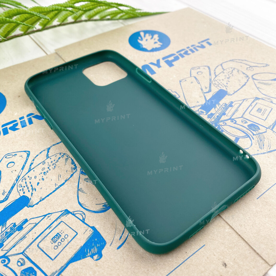 Чохол силіконовий для iPhone 11 Pro Max зелений (7822) - фото 3 Чохол силіконовий для iPhone 11 Pro Max зелений (7822) - фото 3 - Чохли для УФ друку