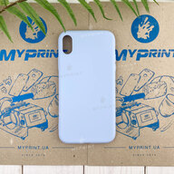 Чохол силіконовий для iPhone XR блакитний (7817) - фото 1 - Чохли для УФ друку