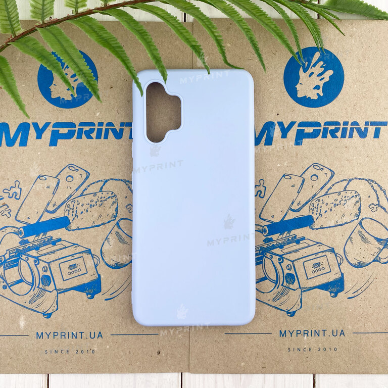 Чохол силіконовий для Samsung A32 4G блакитний (7809) 