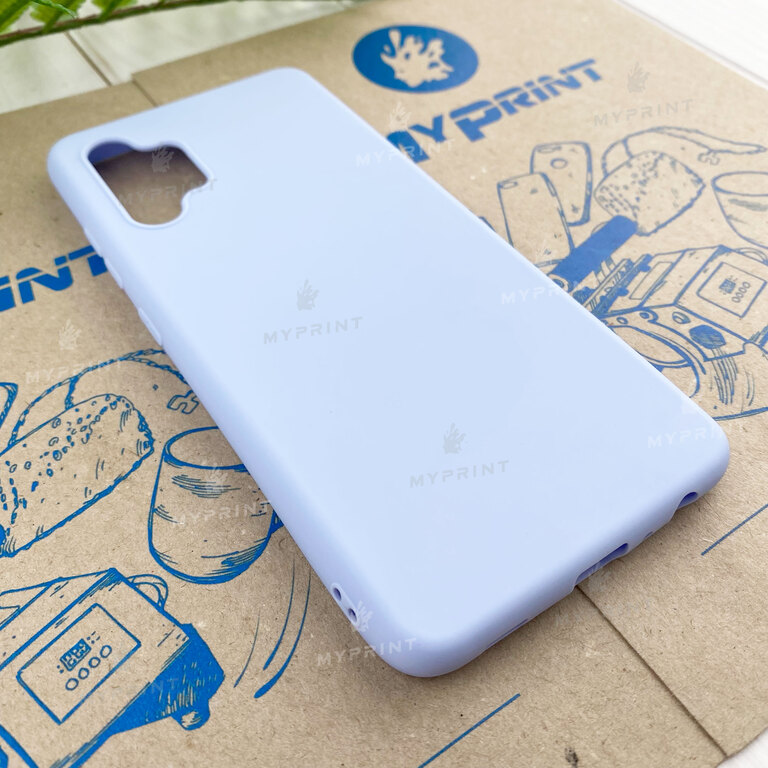 Чохол силіконовий для Samsung A32 4G блакитний (7809) 
