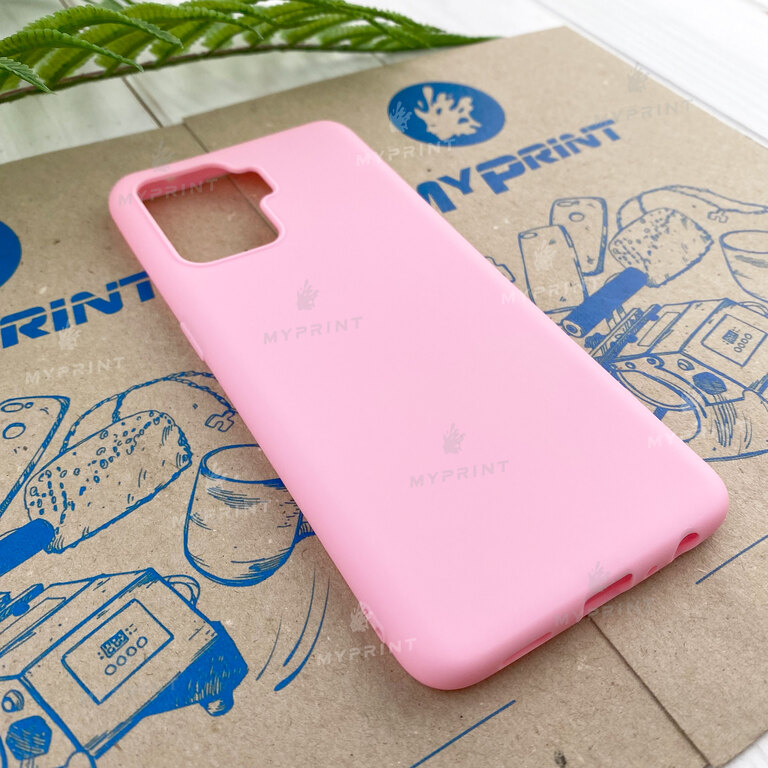 Чохол силіконовий для Oppo Reno 5 Lite рожевий (7796) 