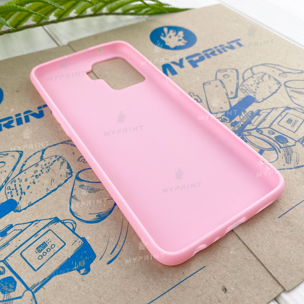 Чохол силіконовий для Oppo Reno 5 Lite рожевий (7796) - фото 3 - Чохли для УФ друку