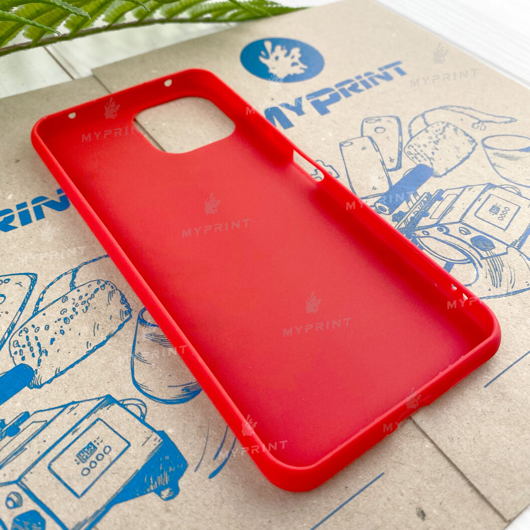 Чохол силіконовий для Xiaomi MI 11 Lite червоний (7790) - фото 3 Чохол силіконовий для Xiaomi MI 11 Lite червоний (7790) - фото 3 - Чохли для УФ друку