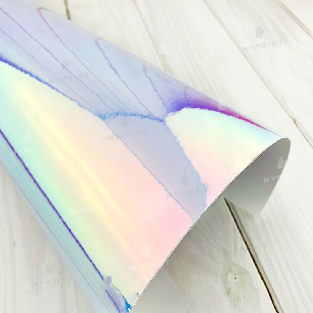 Self-adhesive film holographic H01 0.305*1.52 m (7879) - фото 2 - Plotters and materials for cutting