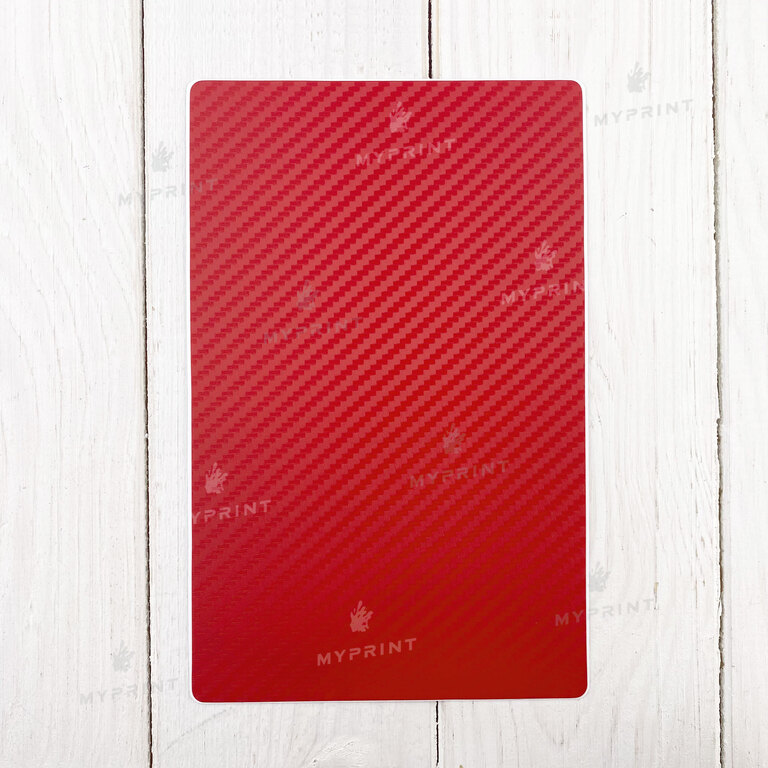 Carbon red hydrogel film on the back cover (7852)  Carbon red hydrogel film on the back cover (7852)
