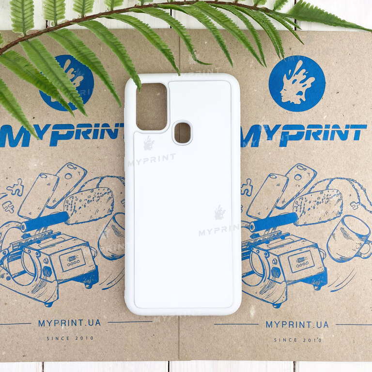 Чехол для сублимации 2D силиконовый (TPU) для Samsung M31 белый (7333)  Чехол для сублимации 2D силиконовый (TPU) для Samsung M31 белый (7333)
