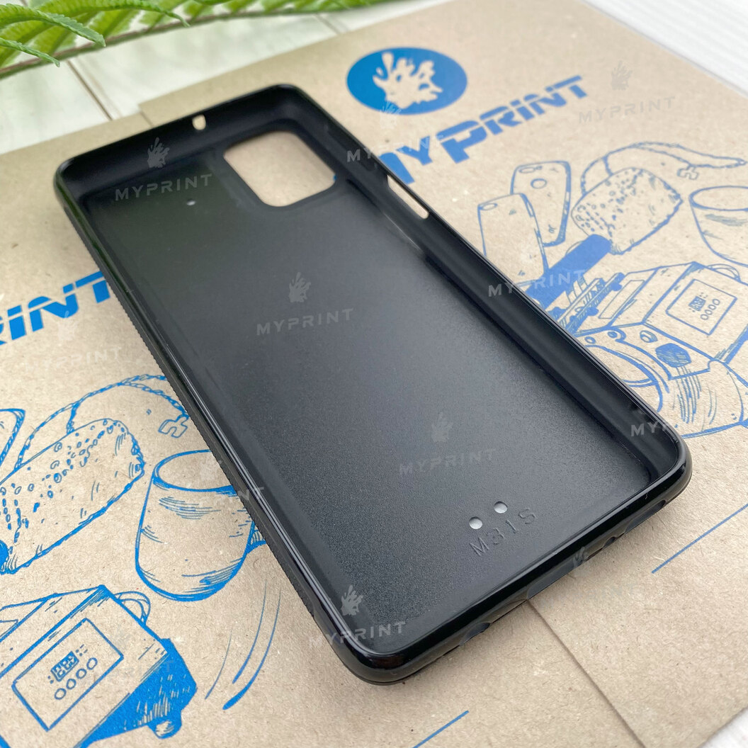 Cover for sublimation 2D silicone (TPU) for Samsung M31s black (7339) - фото 3 Cover for sublimation 2D silicone (TPU) for Samsung M31s black (7339) - фото 3 - Blanks for sublimation
