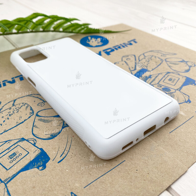 Чохол для сублімації 2D силіконовий (TPU) для Samsung M51 білий (7341)  Чохол для сублімації 2D силіконовий (TPU) для Samsung M51 білий (7341)