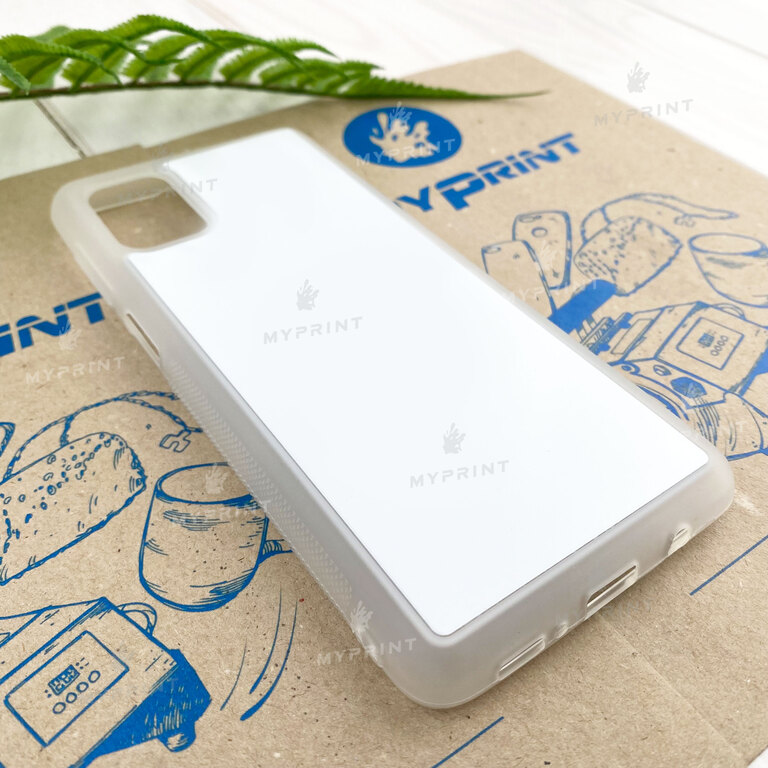 Чехол для сублимации 2D силиконовый (TPU) для Samsung M51 прозрачный (7343)  Чехол для сублимации 2D силиконовый (TPU) для Samsung M51 прозрачный (7343)